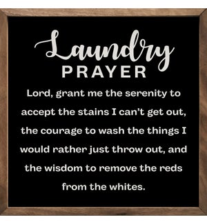 Laundry Prayer Black